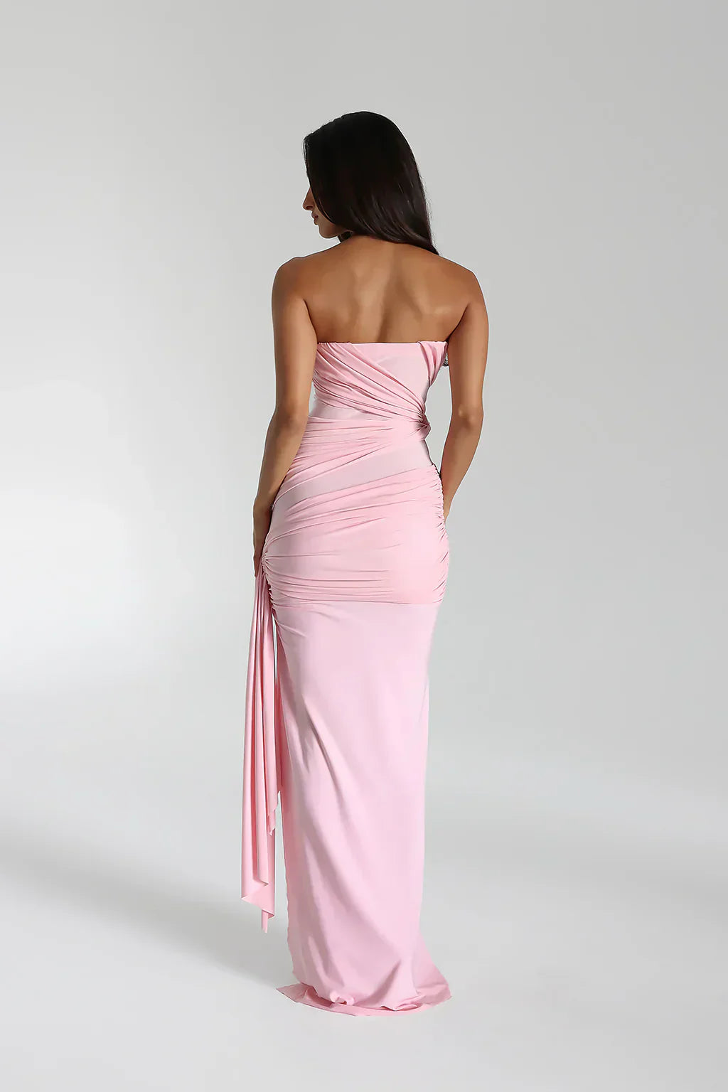 Natalie Rolt Miranda Robe Rose Poudré