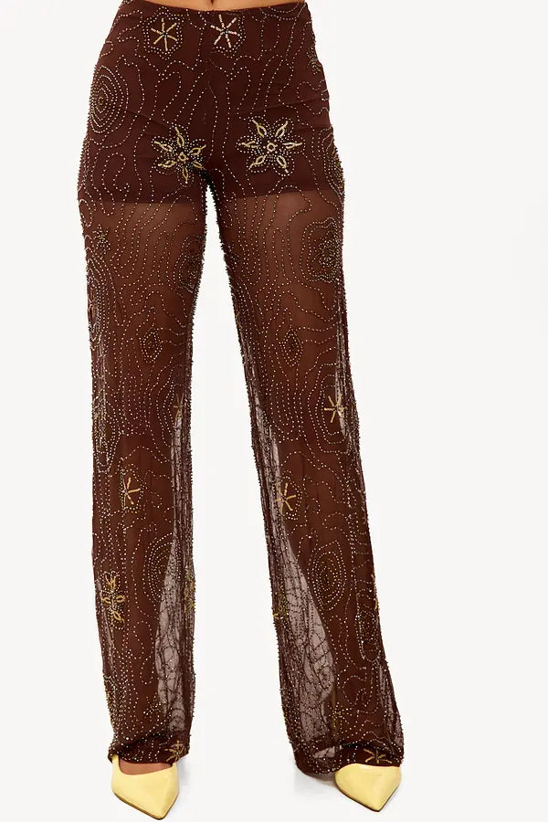 Pantalon Molly à sequins