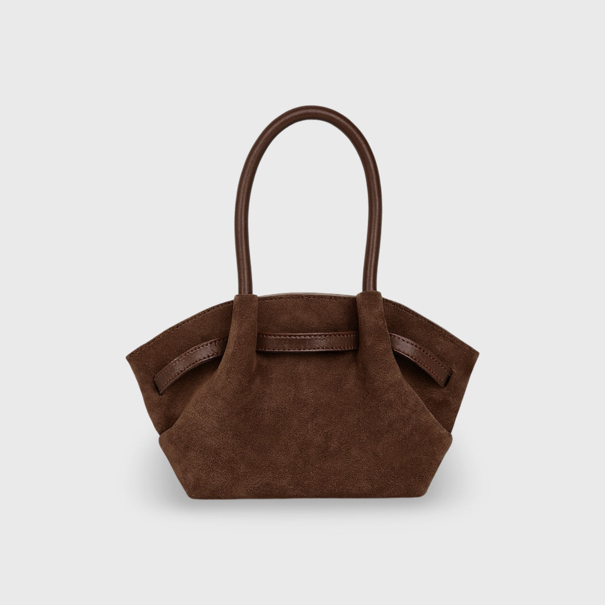 Selvira Mini Borsa Scamosciata - Marrone