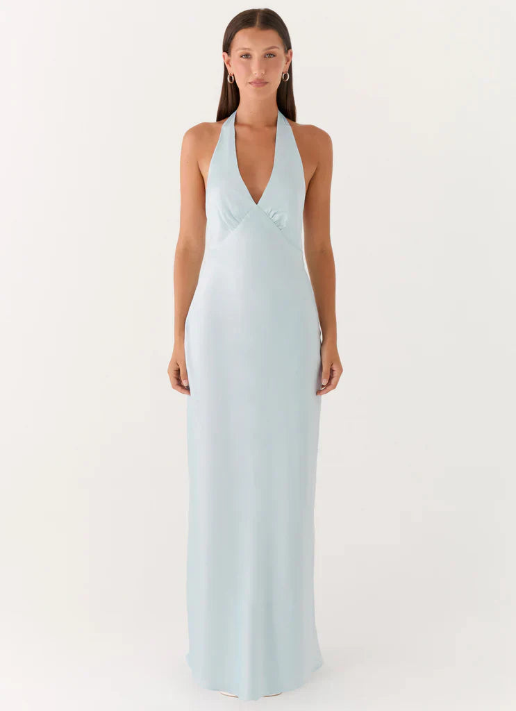 Robe longue en satin Cœur lourd