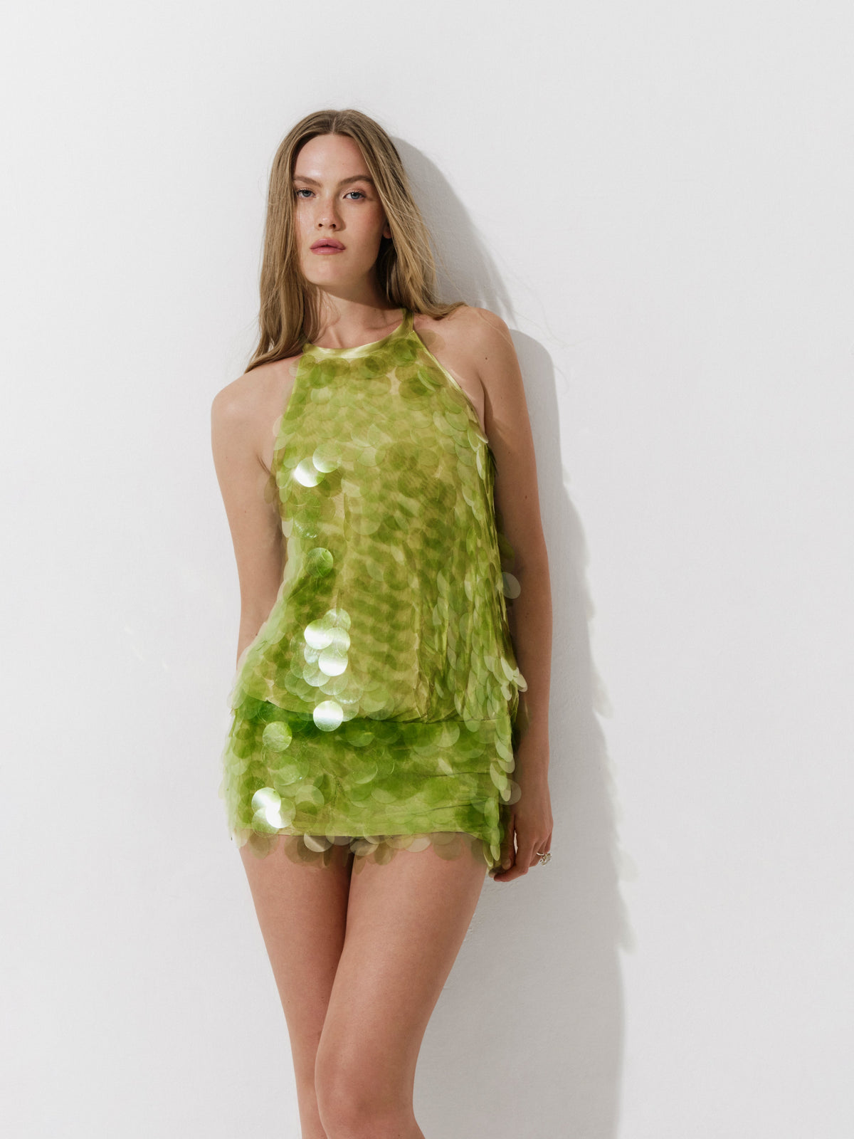 Museum Jumpsuit - Matcha (paillettes)
