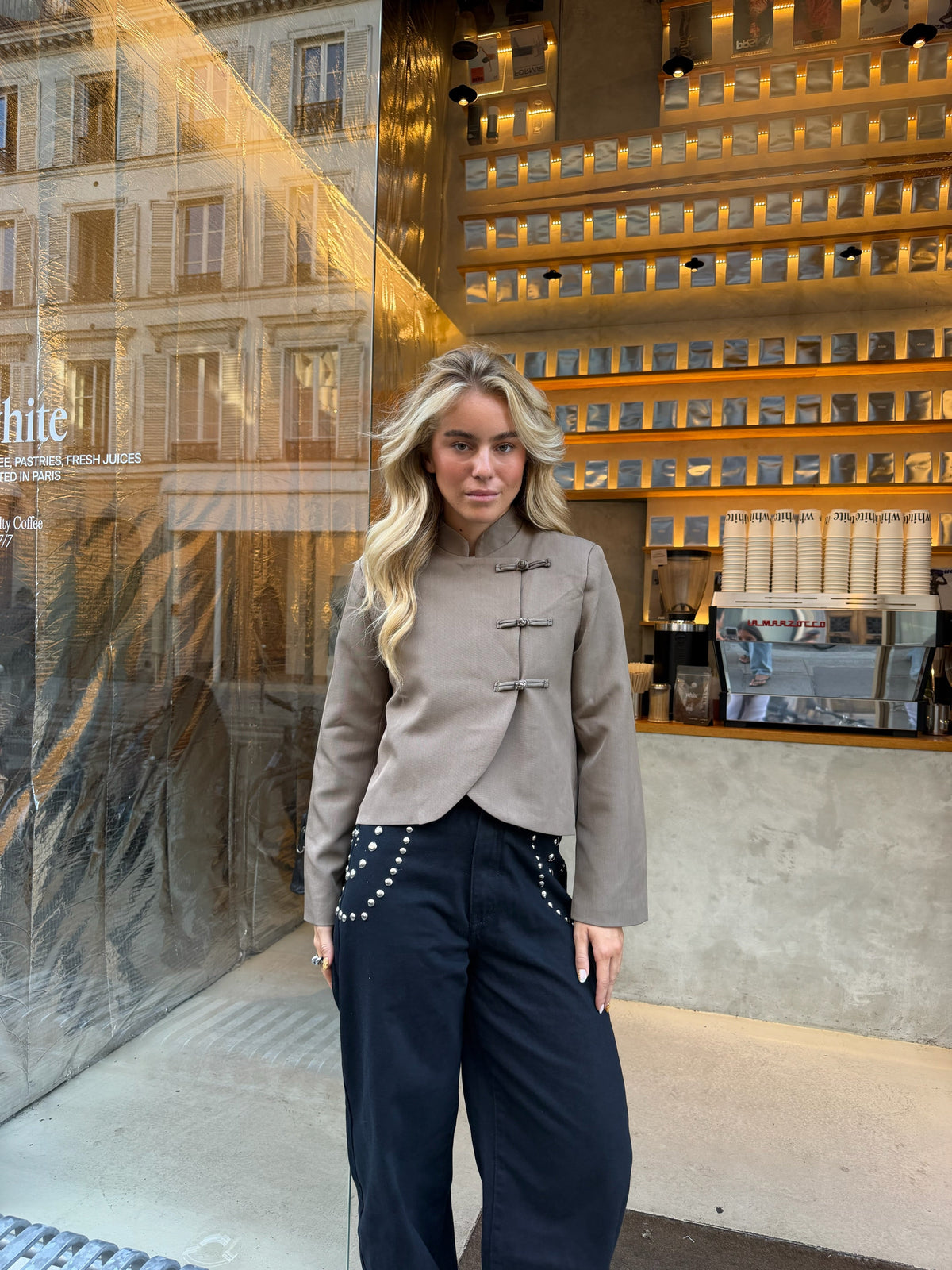 Rivoli Blazer - Taupe