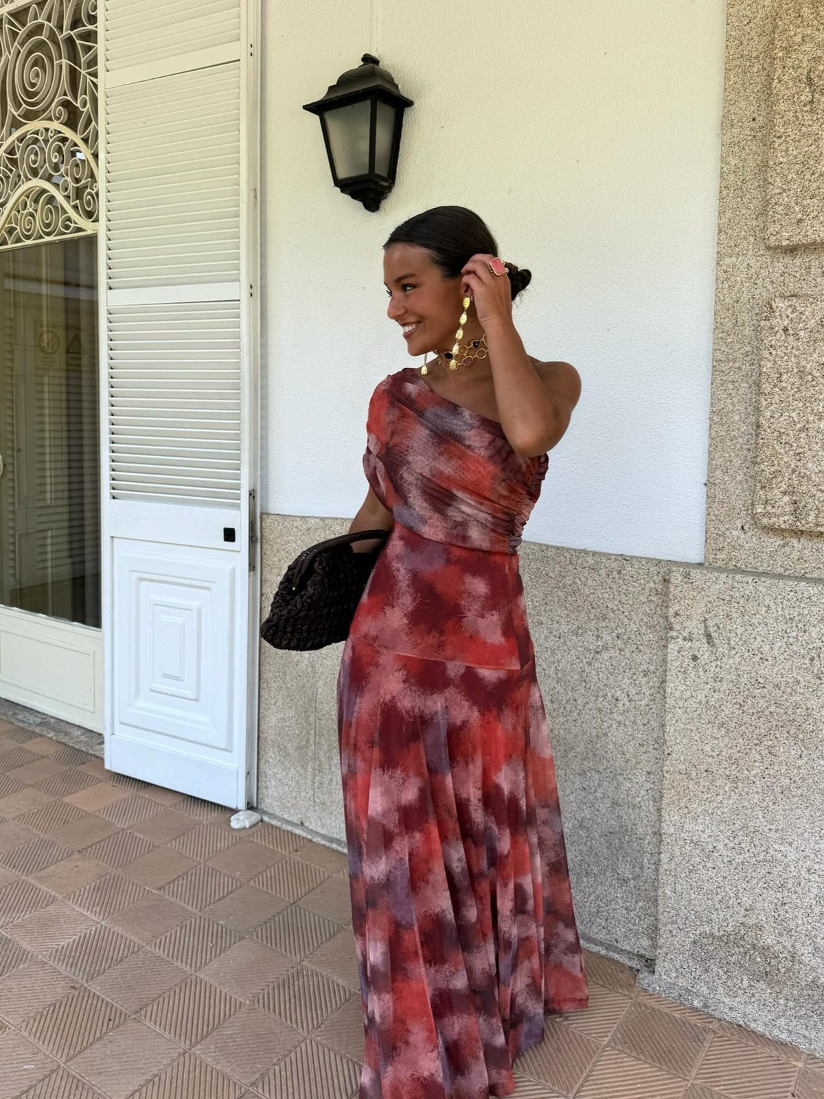 Toledo Dress - Rosso