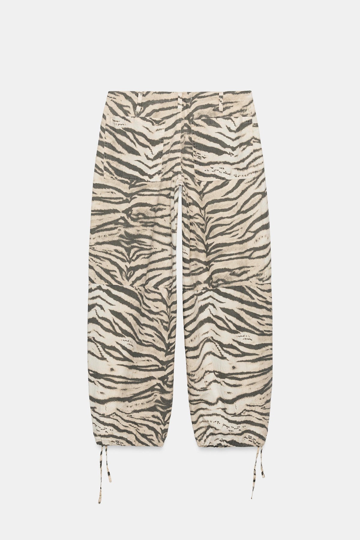 Pantalon Large Imprimé Animalier