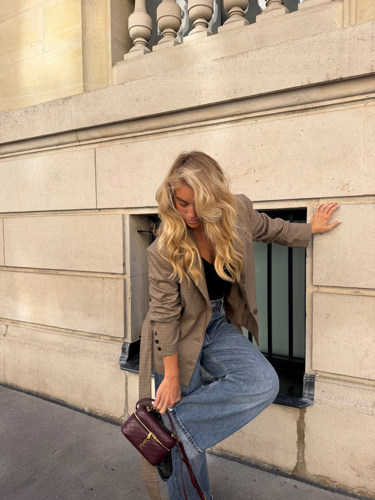 Ella Plaid Blazer