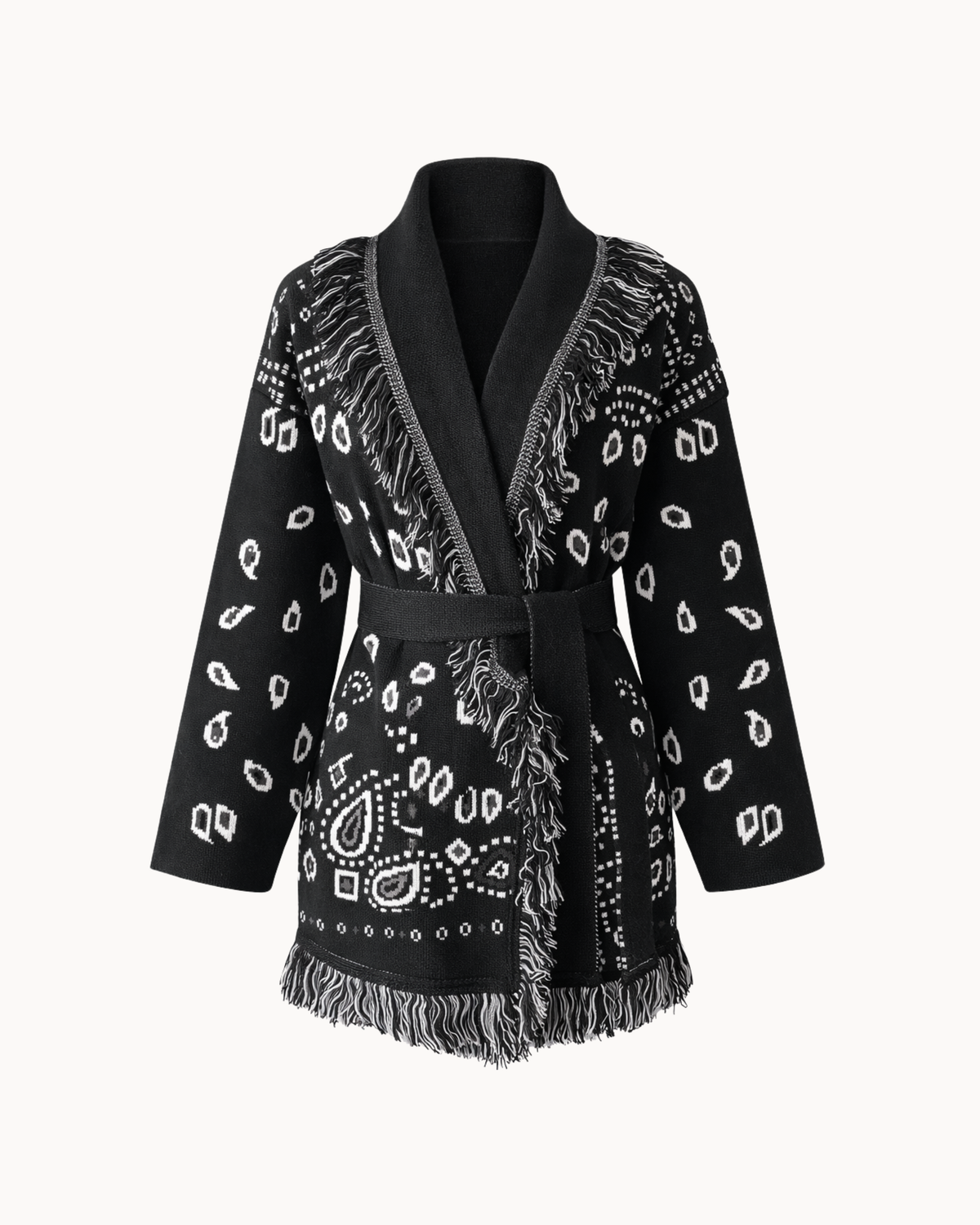 Montana Knit Coat - Nero