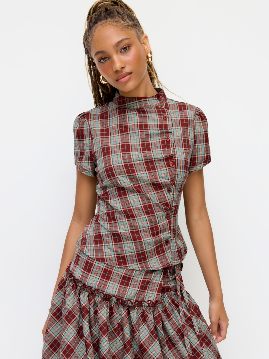 Chemisier Jessie en tartan