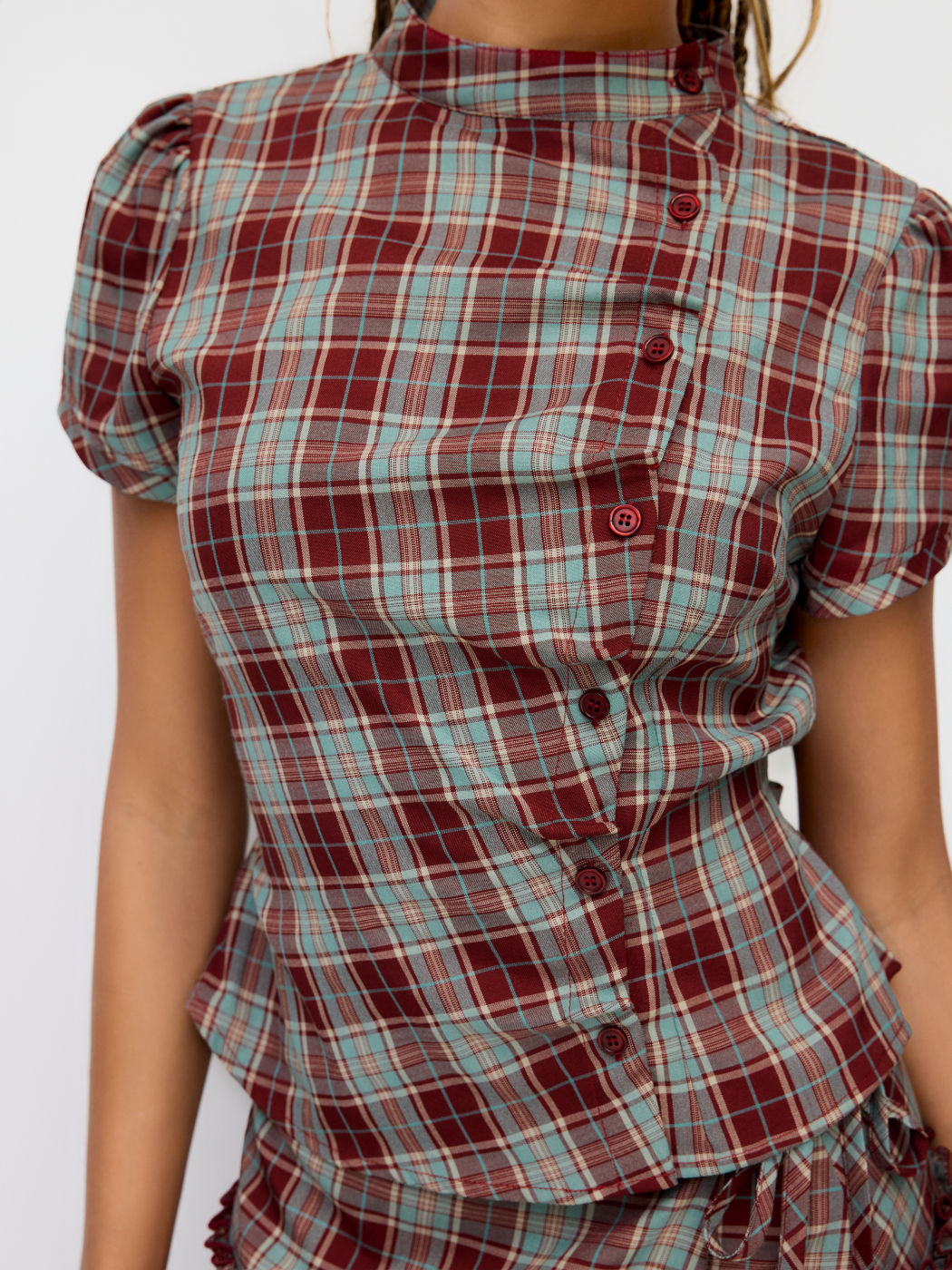 Chemisier Jessie en tartan