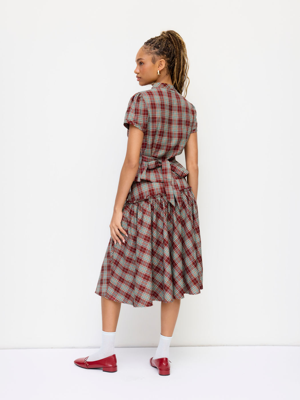 Chemisier Jessie en tartan