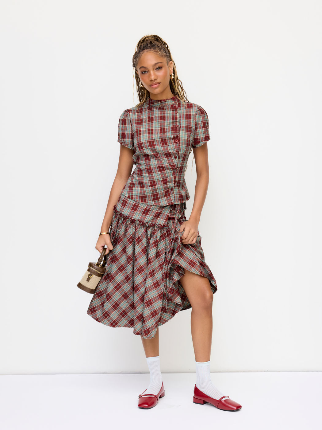 Chemisier Jessie en tartan