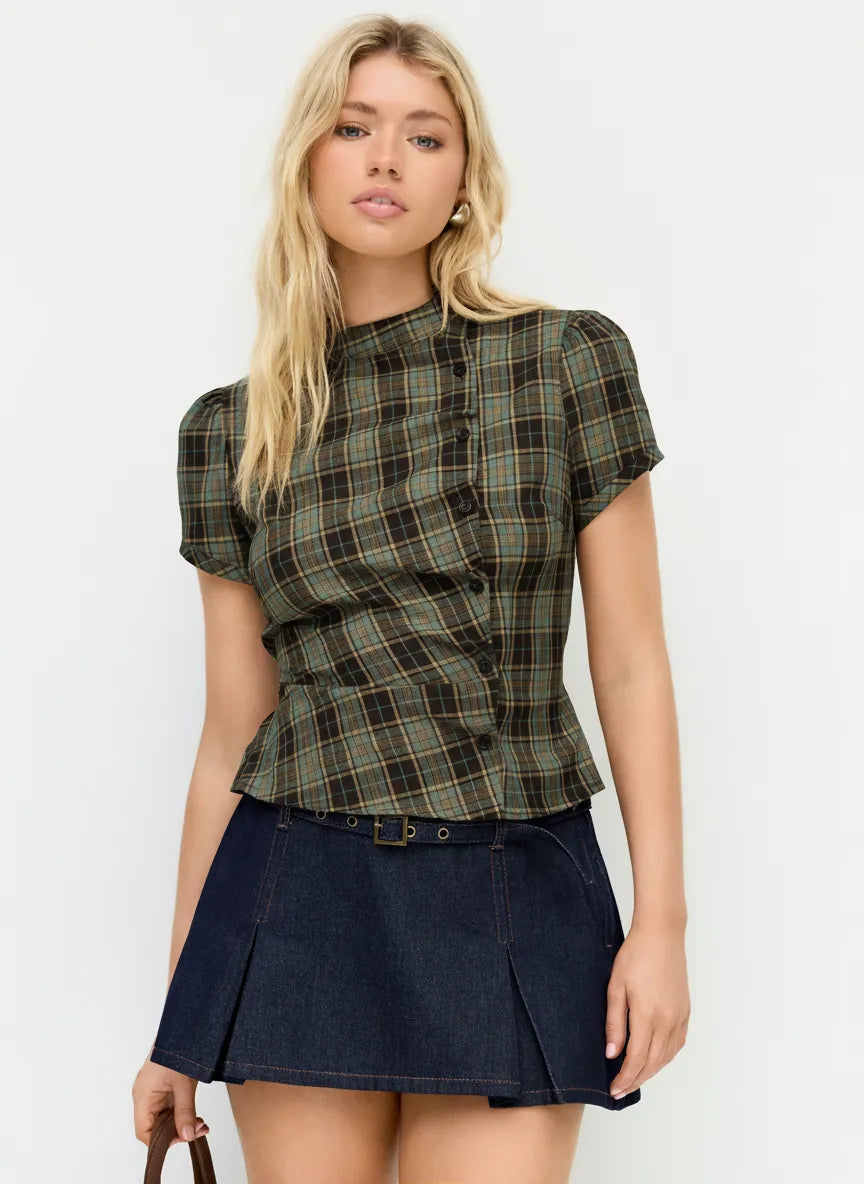 Chemisier Jessie en tartan