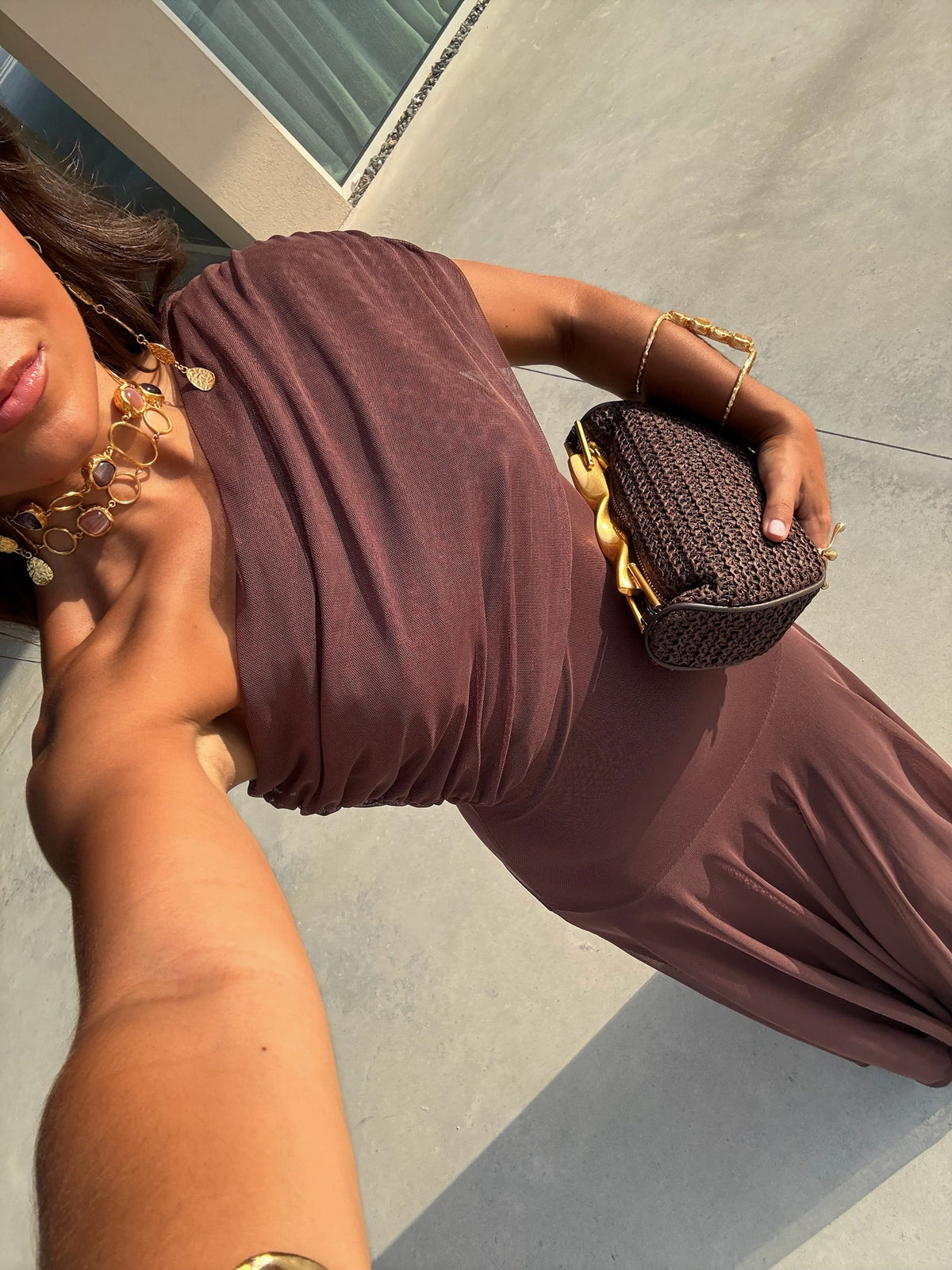 Toledo Dress - Marrone