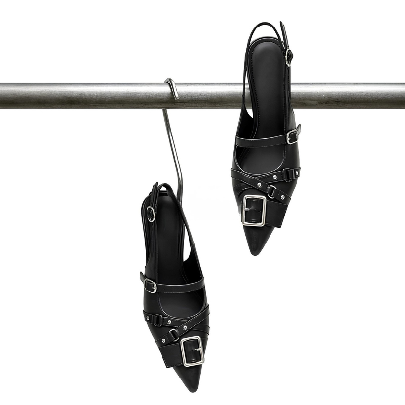 Sandale Slingback Talon Sculptural Amarea