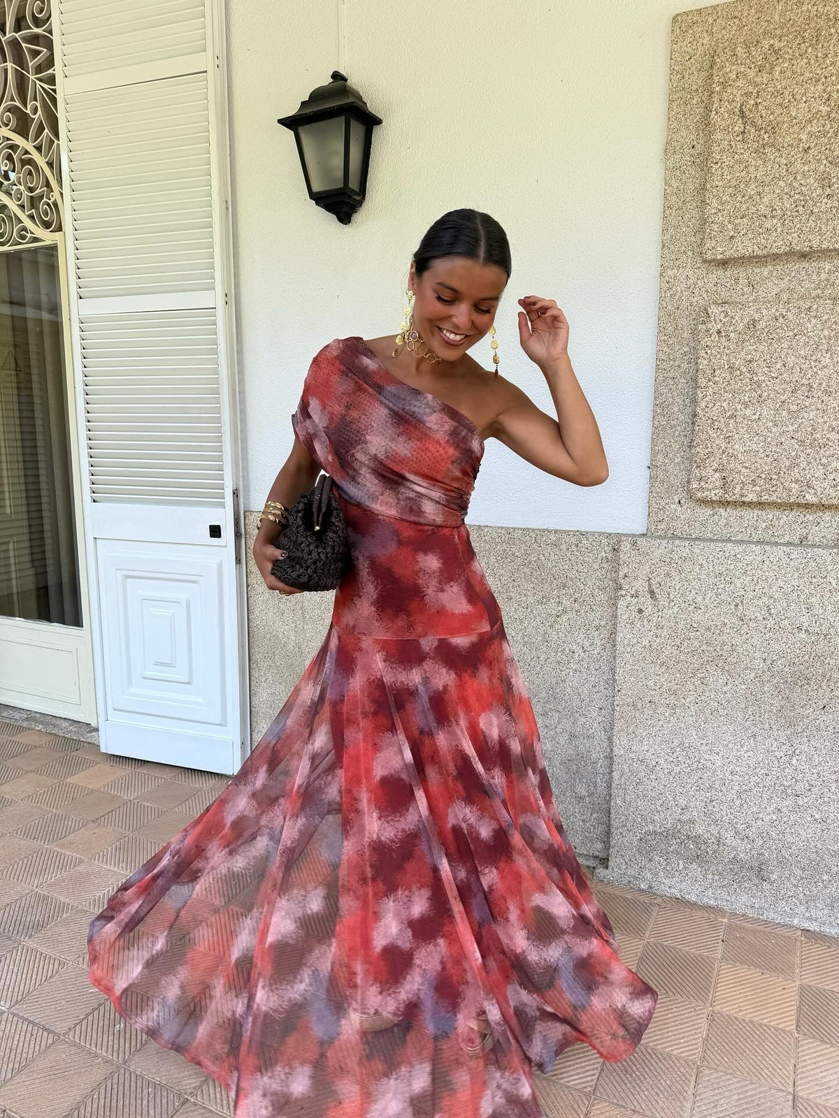 Toledo Dress - Rosso