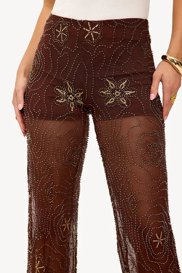 Pantalon Molly à sequins