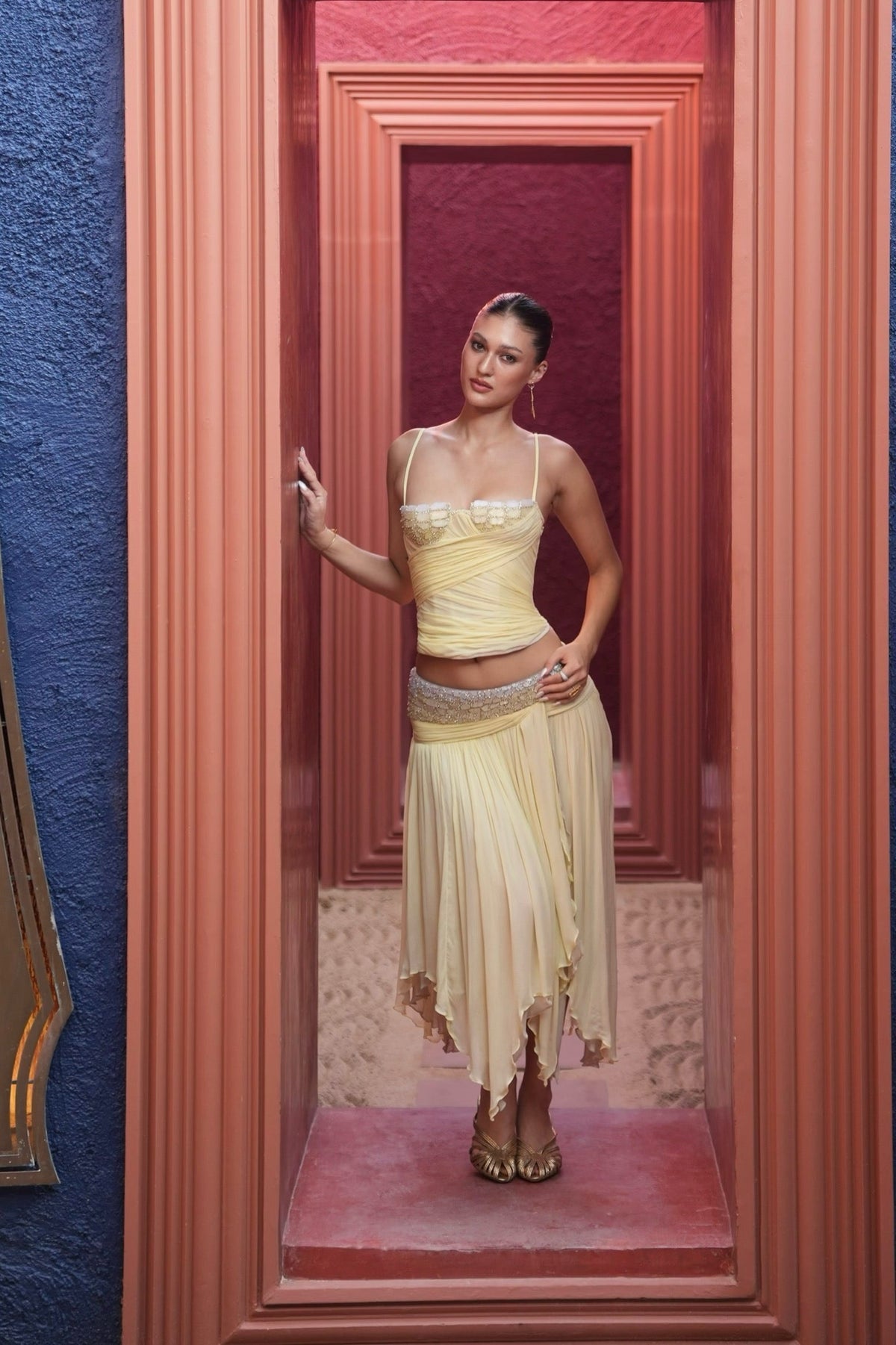 Jupe Midi Sarina Jaune