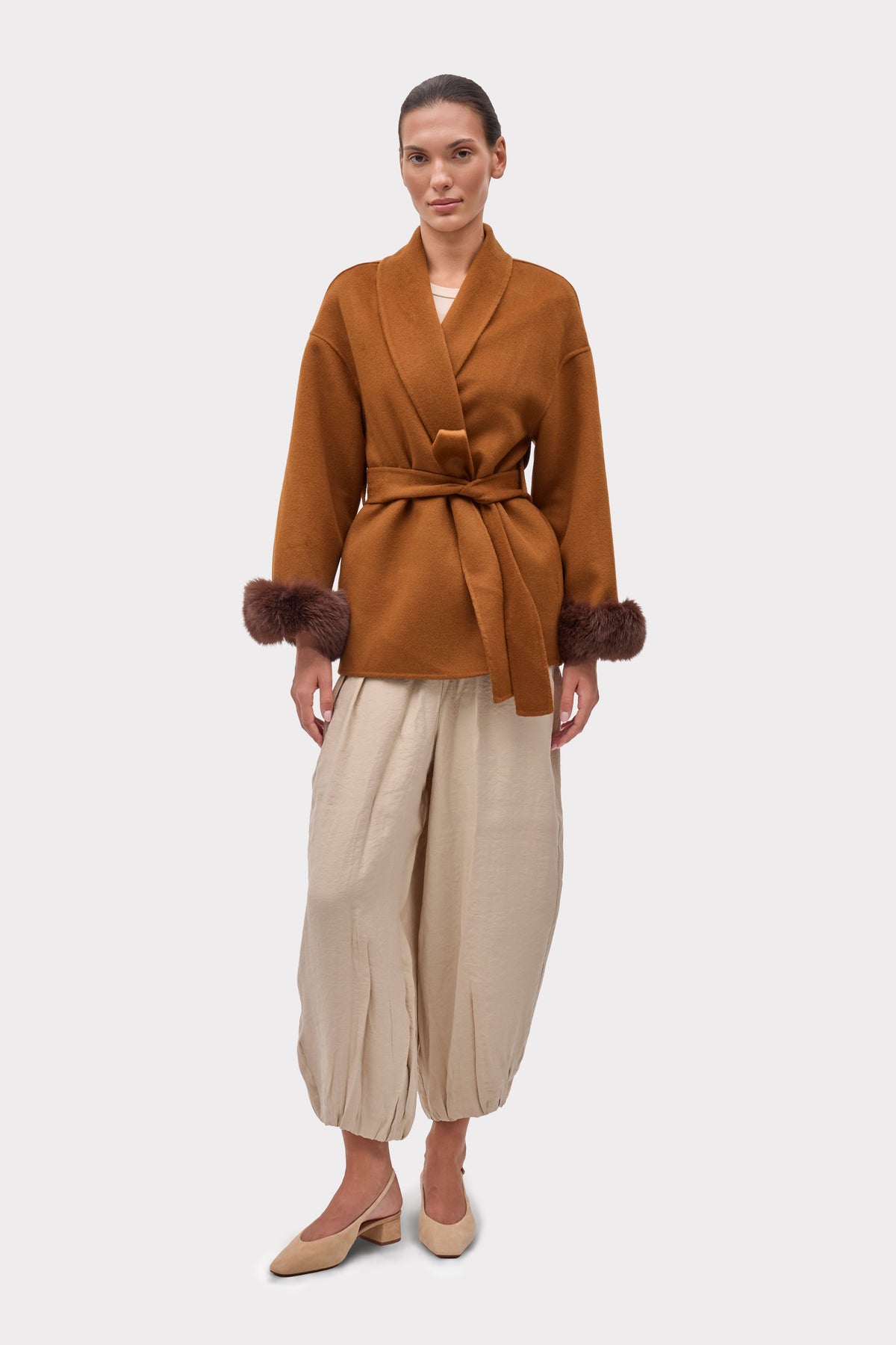 Chelsea Short Coat - Cammello