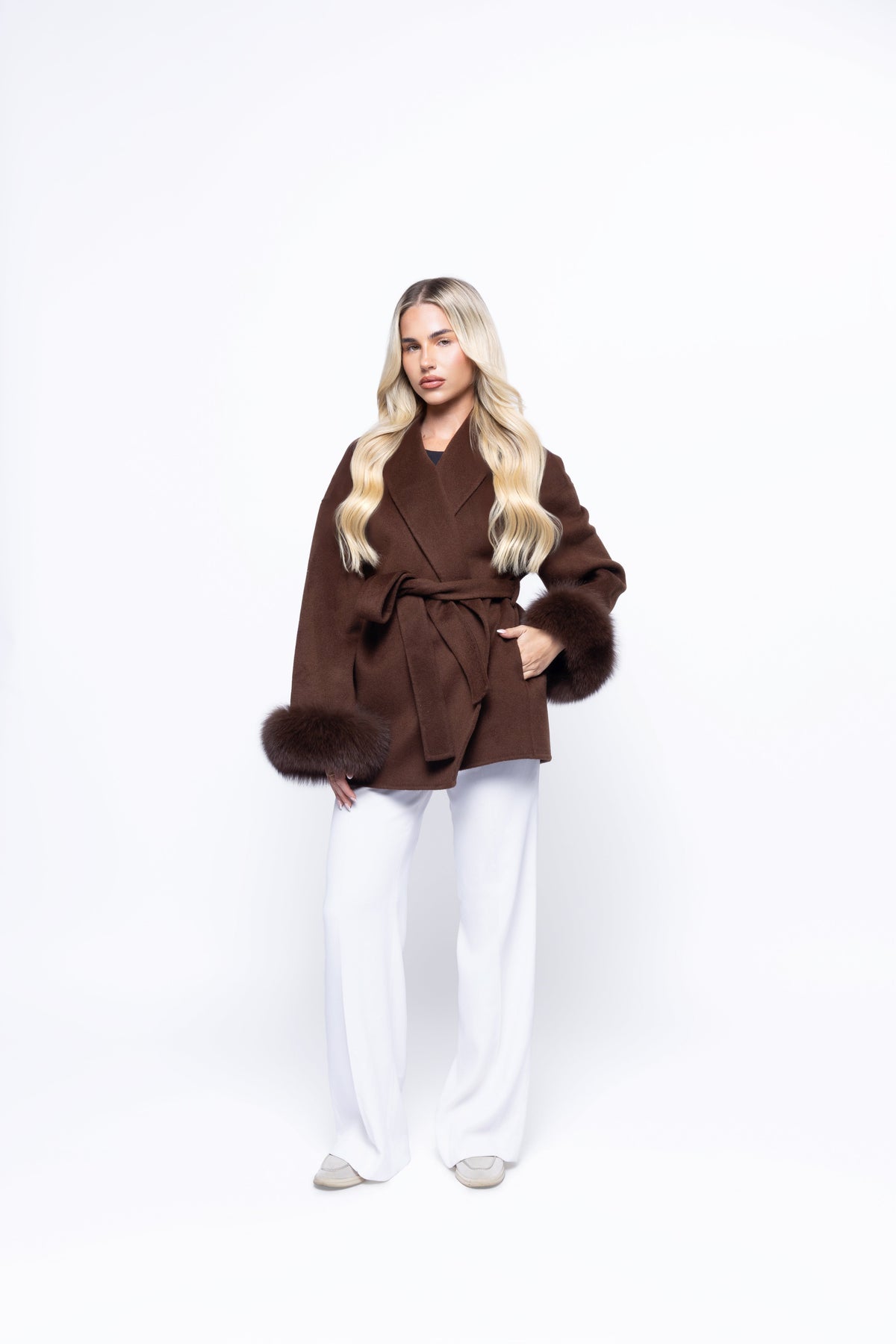 Chelsea Short Coat - Marrone Scuro
