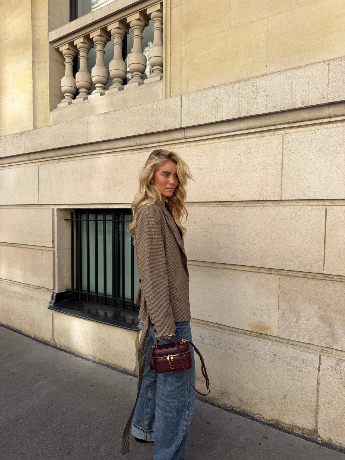 Ella Plaid Blazer