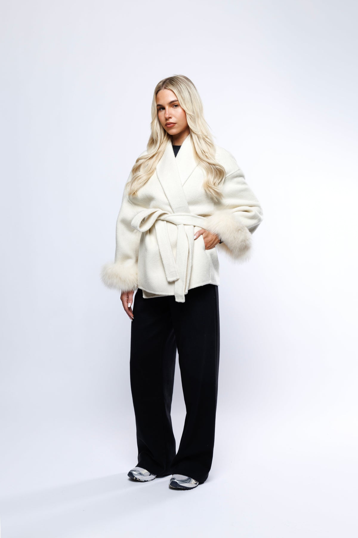 Chelsea Short Coat - Crema
