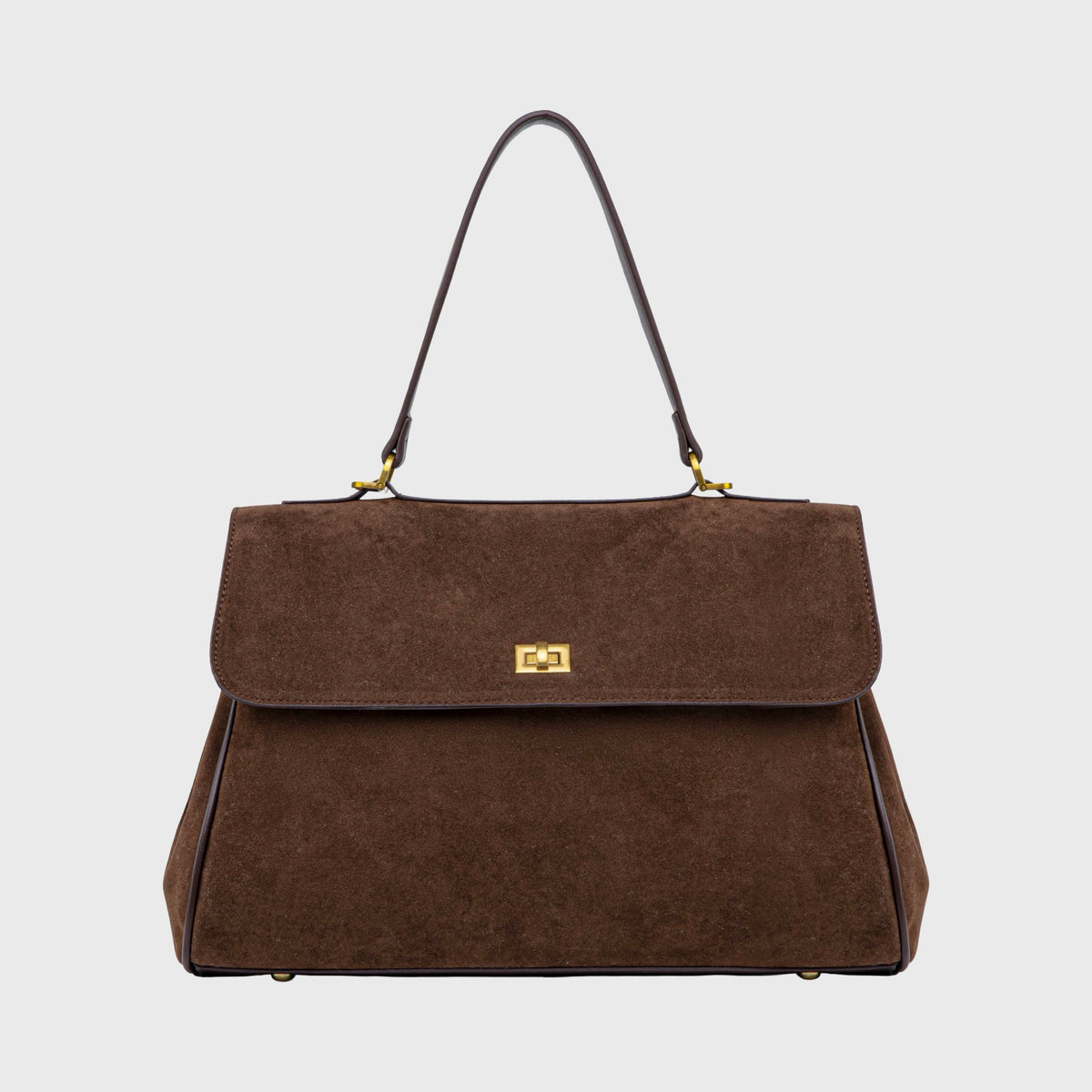 Miralena Borsa Essenziale - Marrone Scamosciato