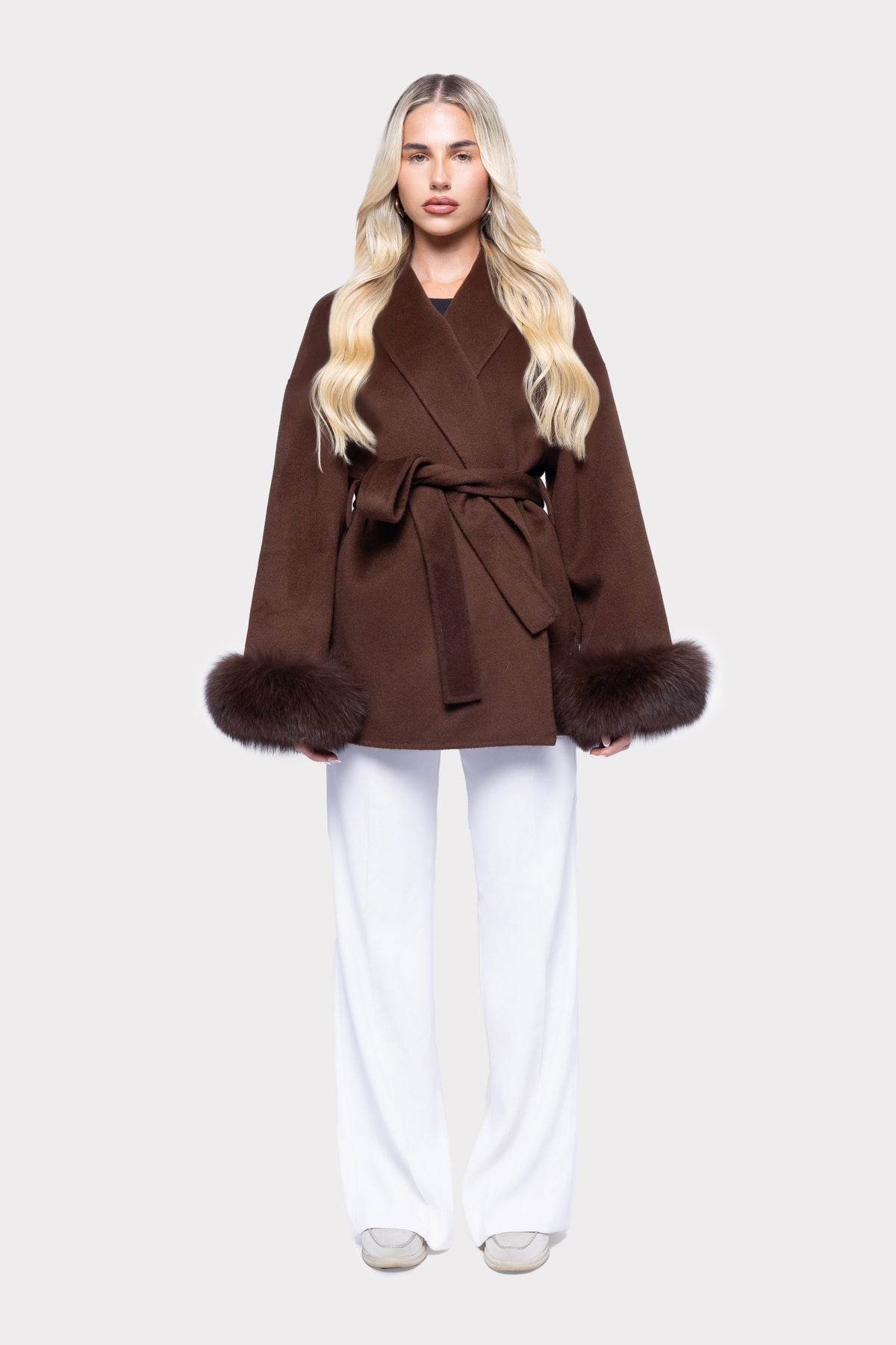 Chelsea Short Coat - Marrone Scuro