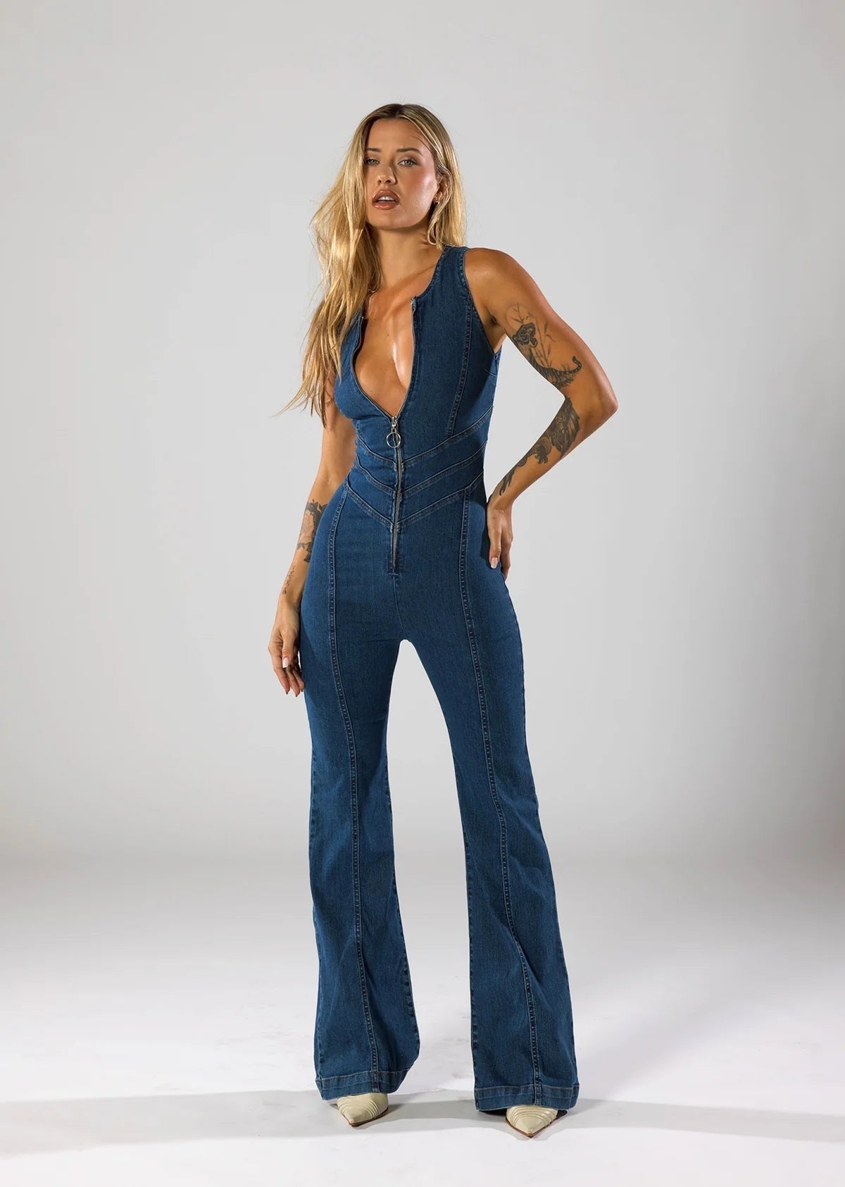 Combinaison en jean Arabella
