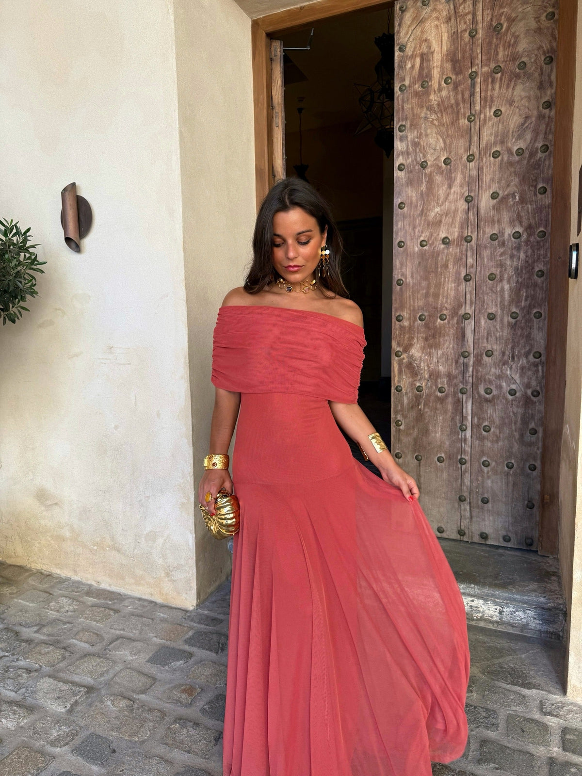 Toledo Dress - Terracotta Chiaro