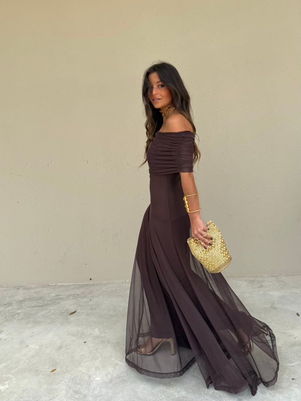 Toledo Dress - Marrone