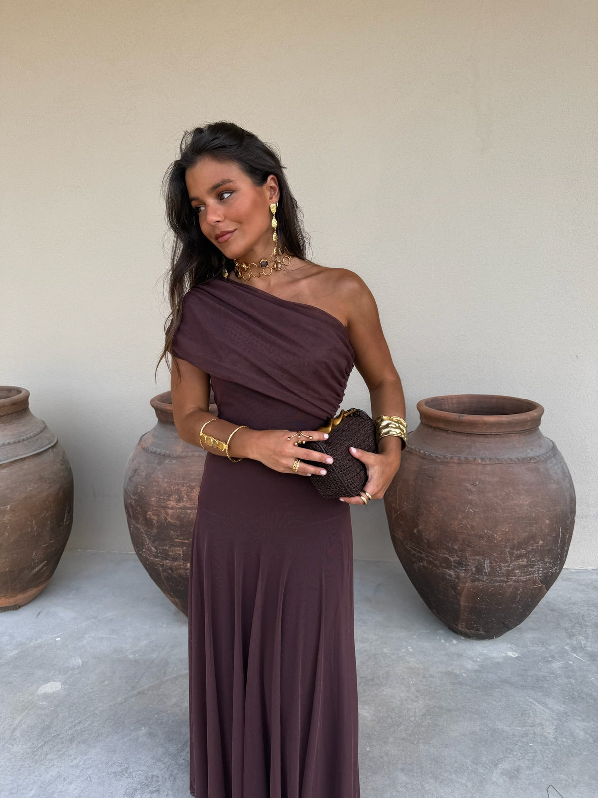 Toledo Dress - Marrone