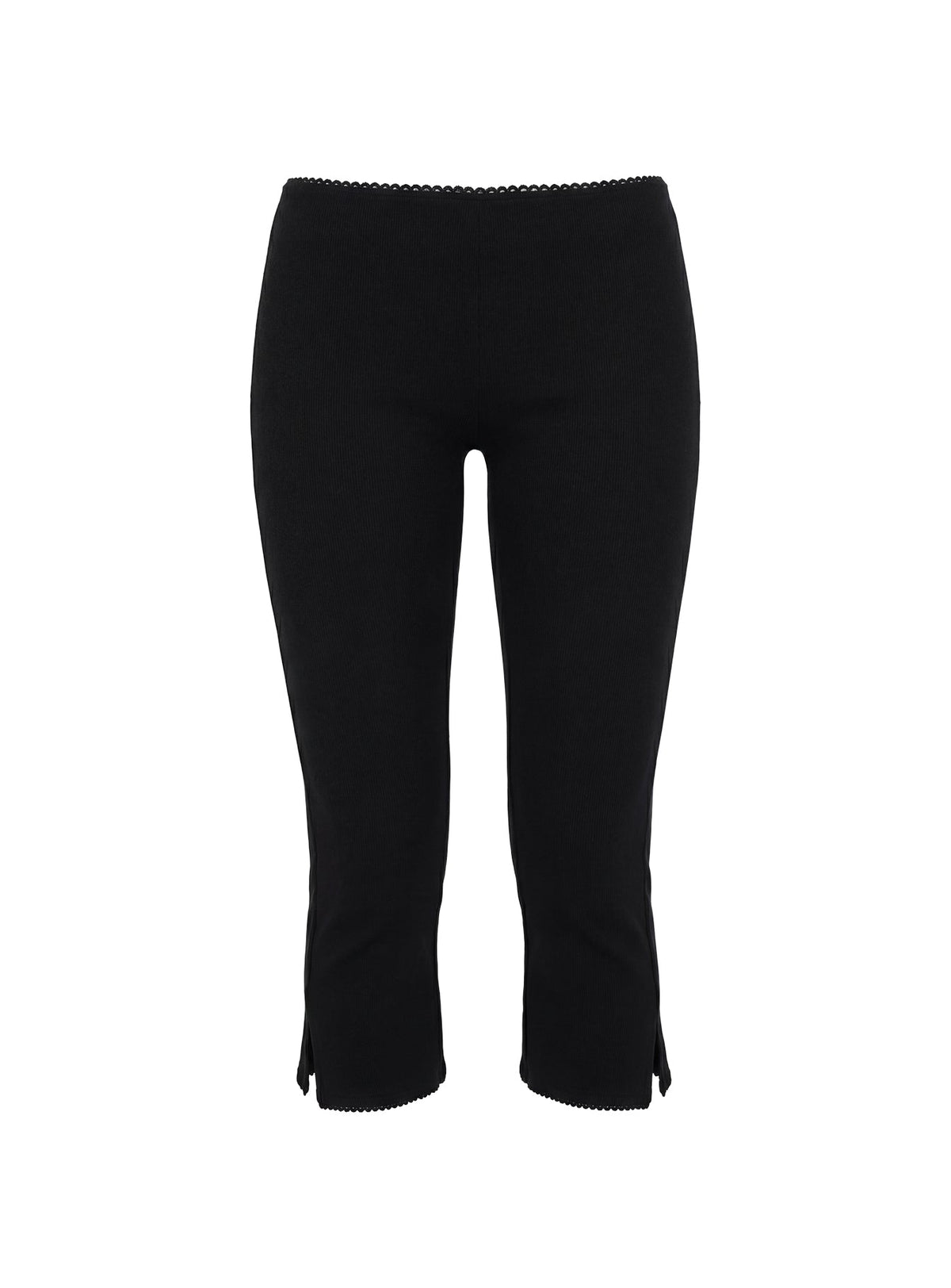 Baseline Rib Capri Pants - Nero