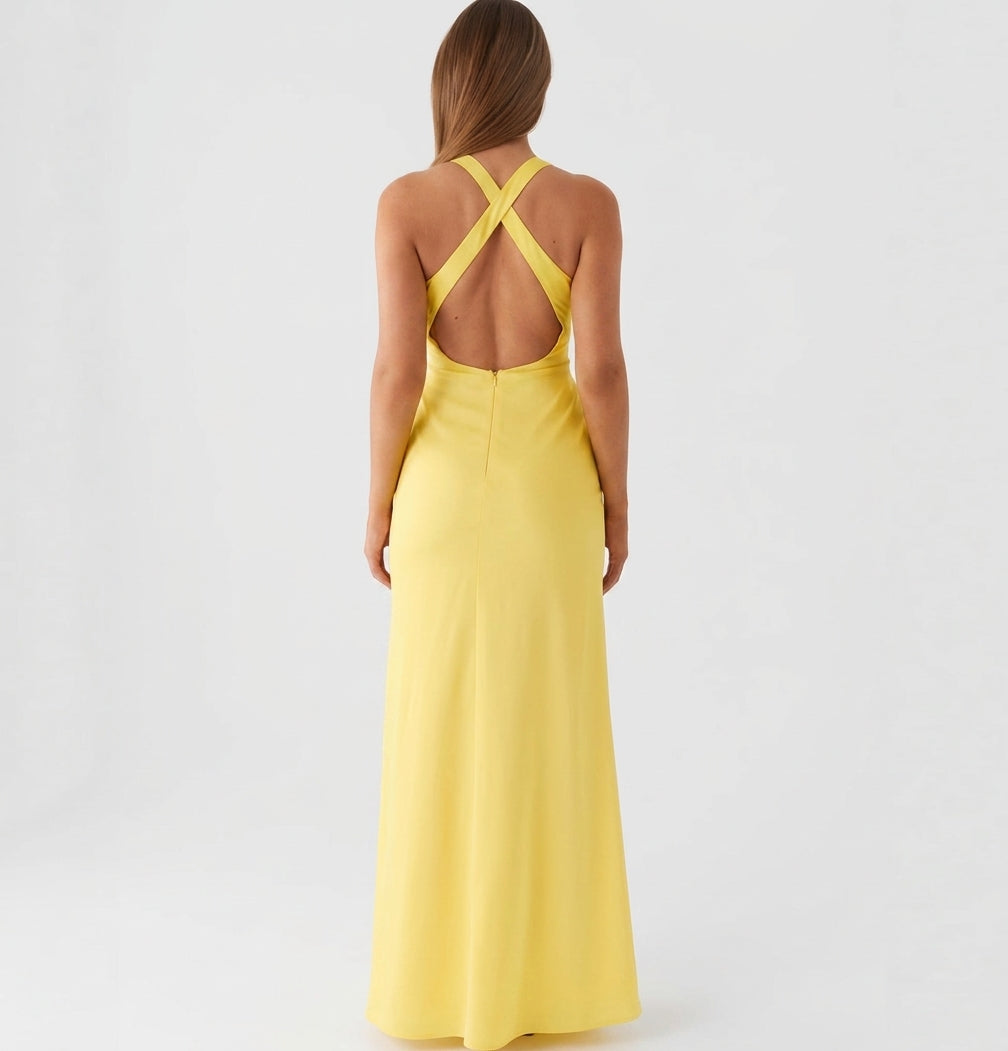 Robe longue en satin Cœur lourd