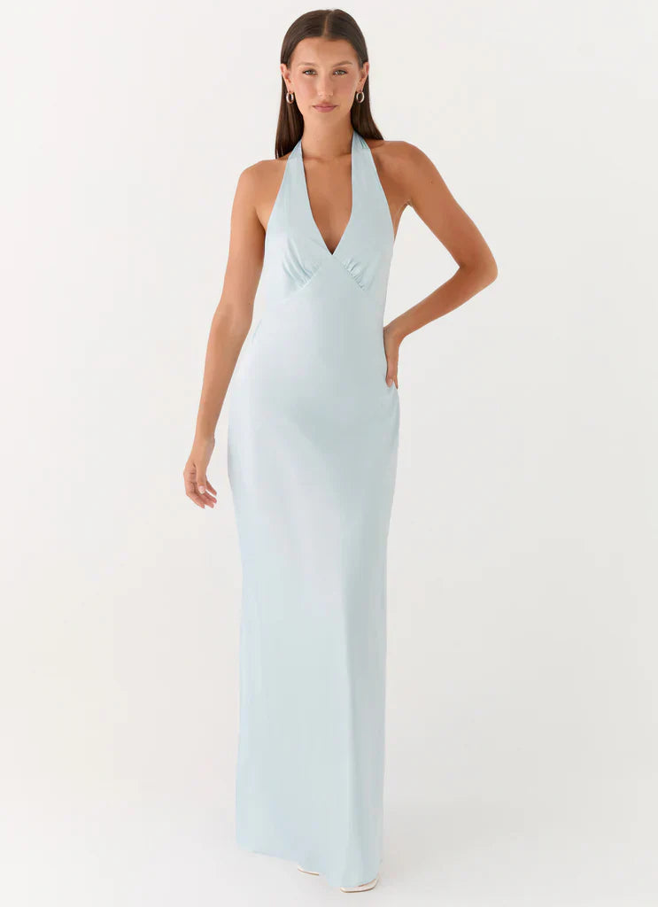 Robe longue en satin Cœur lourd