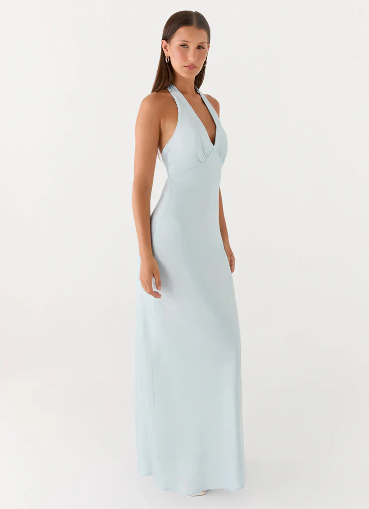 Robe longue en satin Cœur lourd