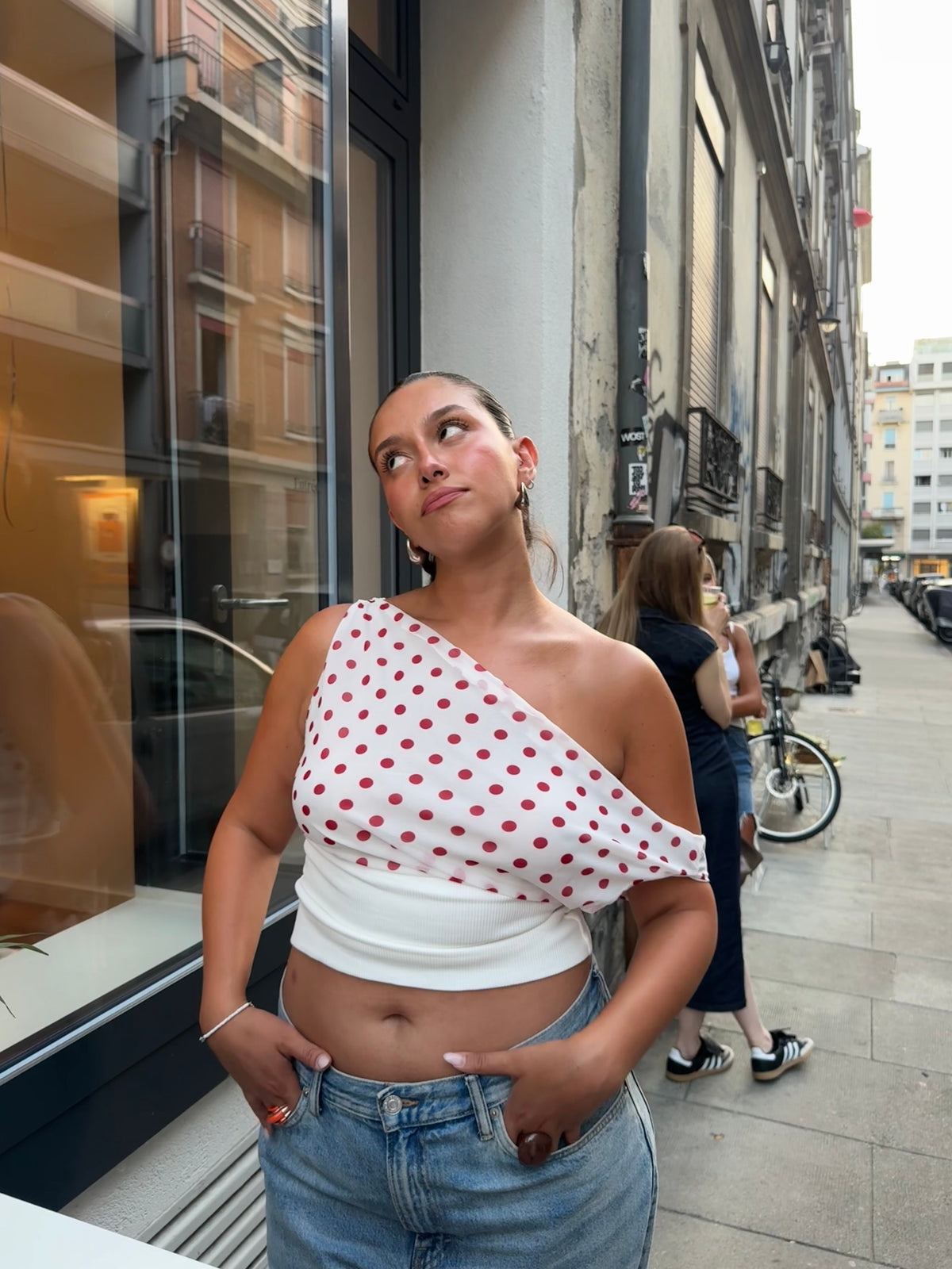 Haut à pois Kimmie