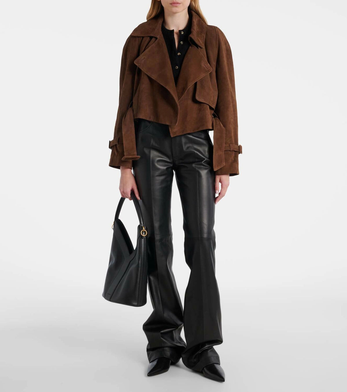 Veste Sculpt en Daim