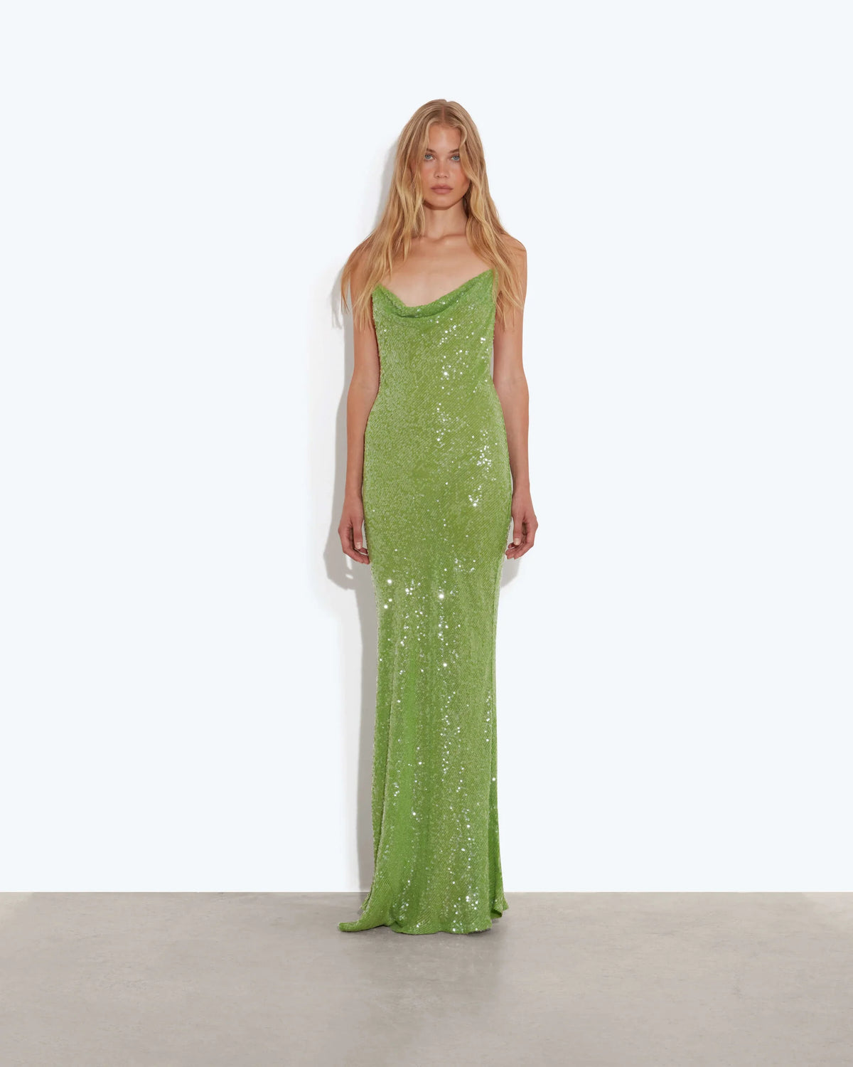 Robe longue Gaia Verde