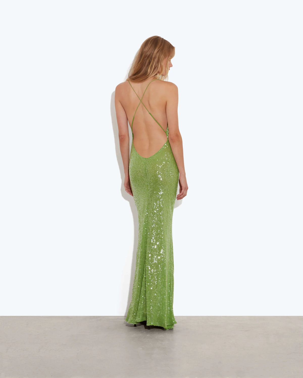 Robe longue Gaia Verde