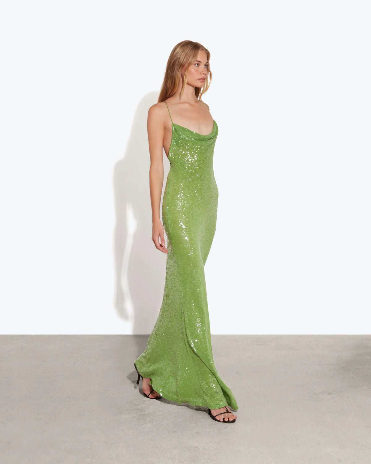 Robe longue Gaia Verde