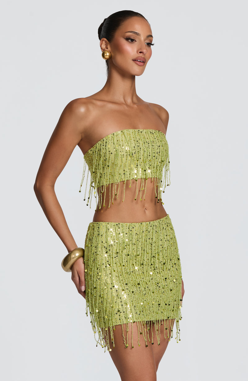 Blaise Mini Skirt - Verde Oliva