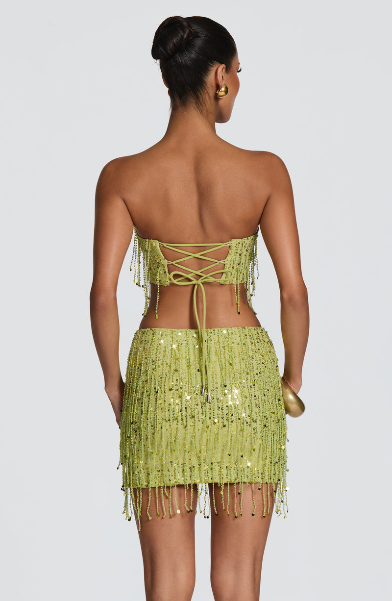 Blaise Mini Skirt - Verde Oliva