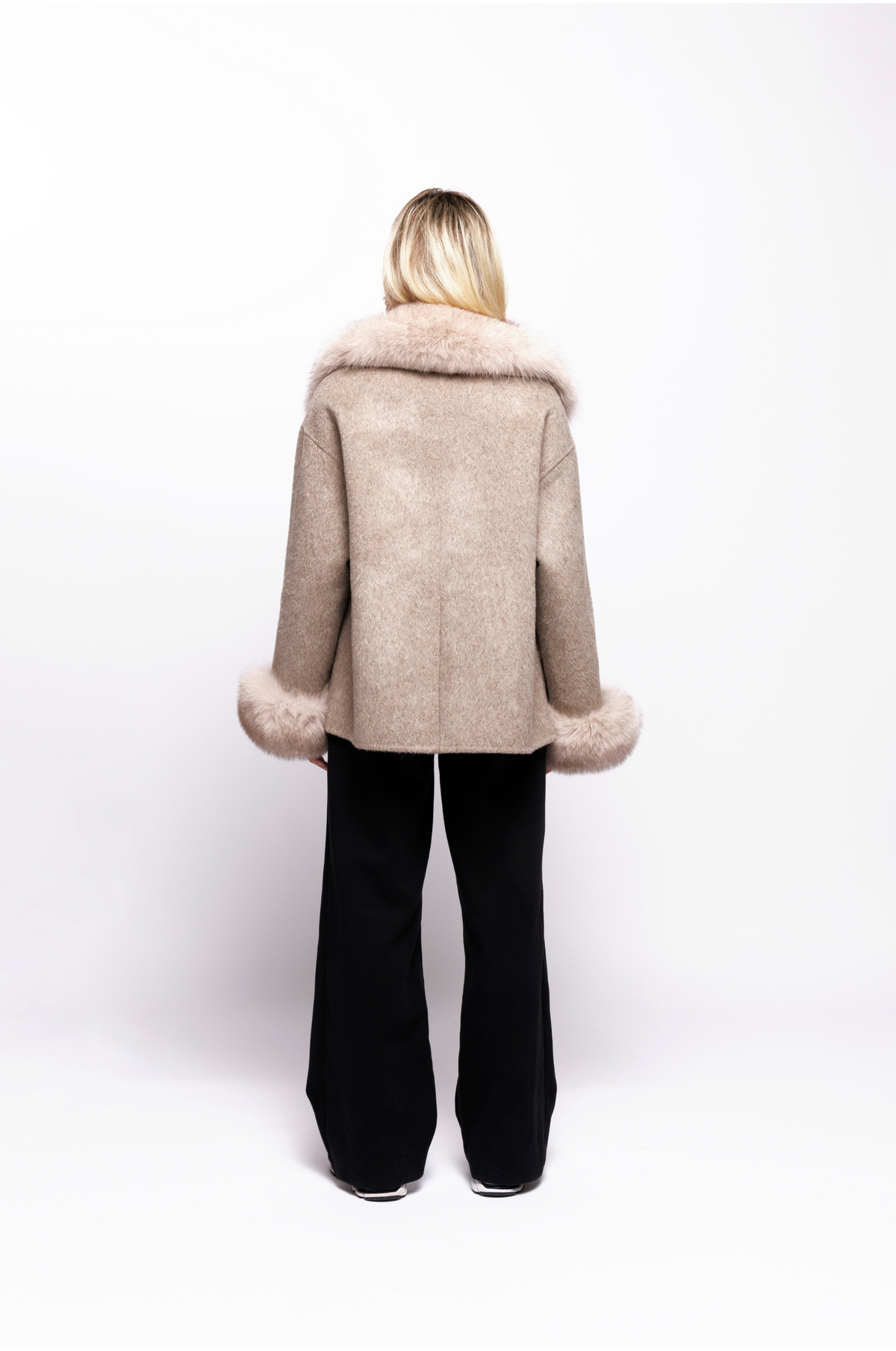 Claridges Short Coat - Beige