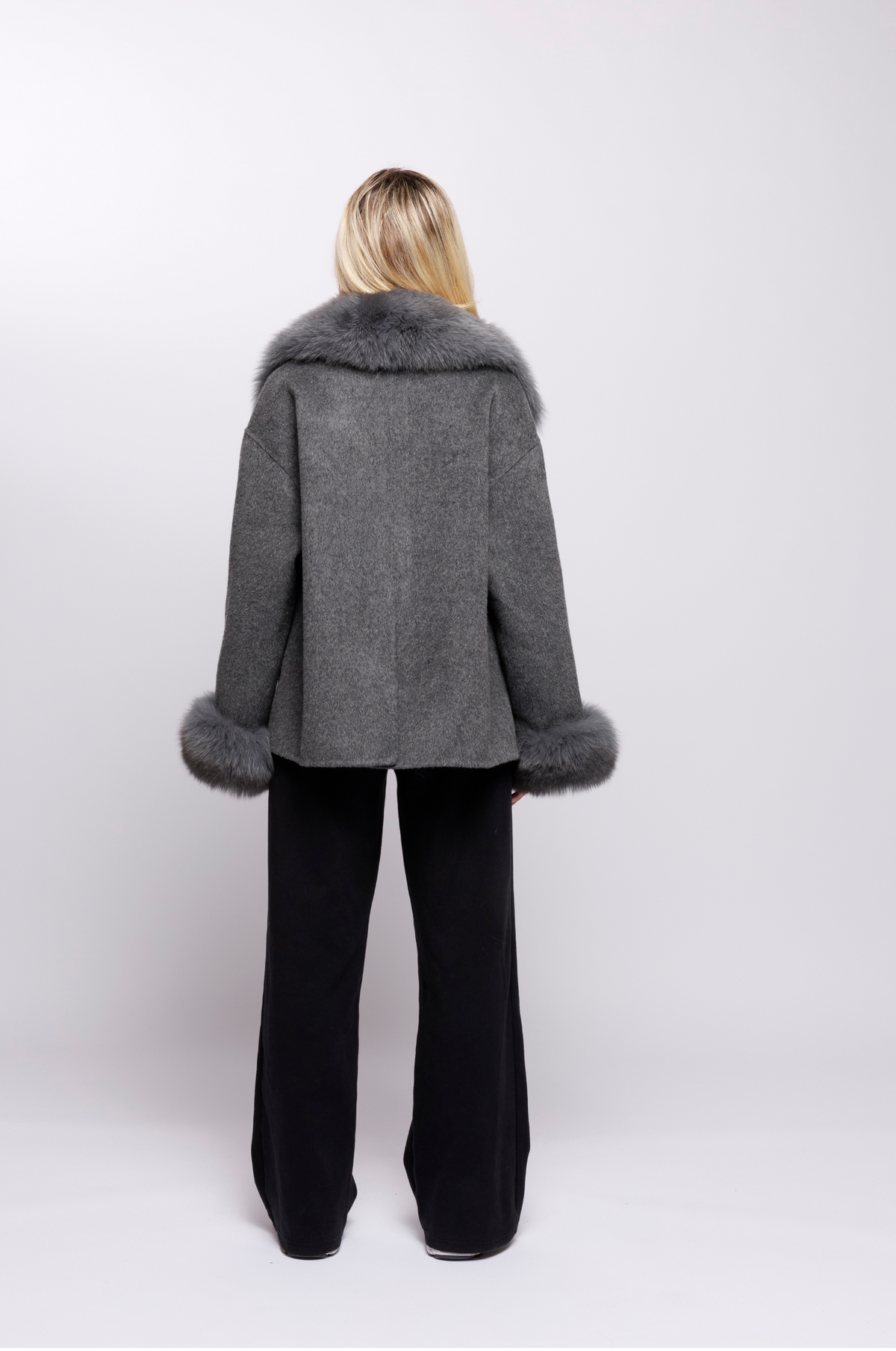 Claridges Short Coat - Grigio Antracite