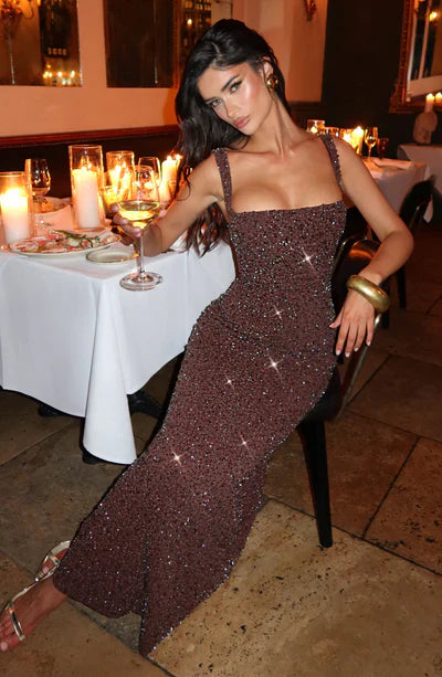 Robe longue Calanthe