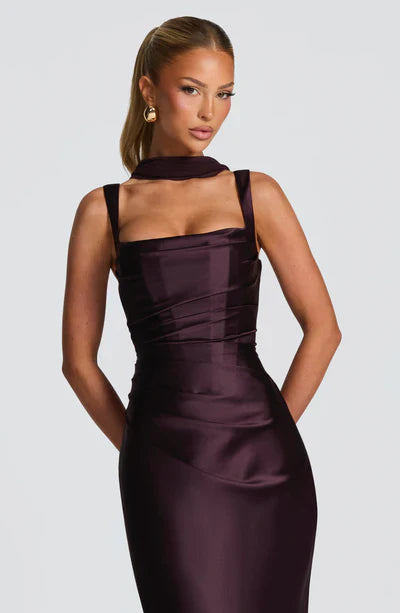 Robe longue Calanthe
