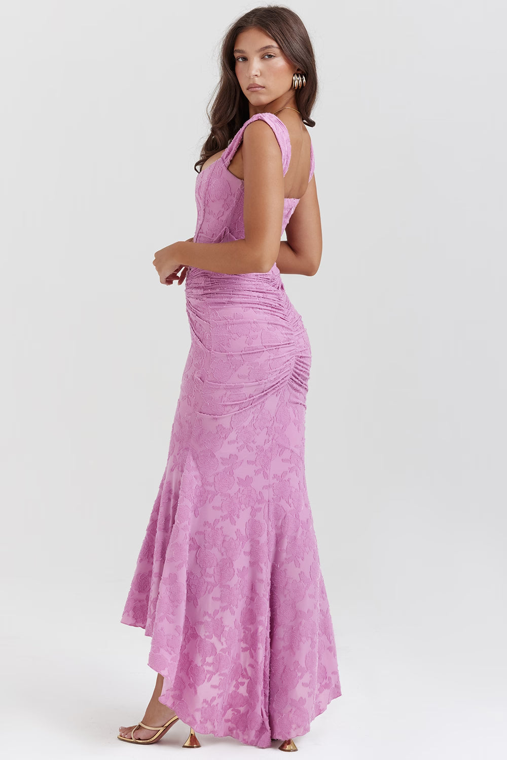 Robe longue Bell fleurie