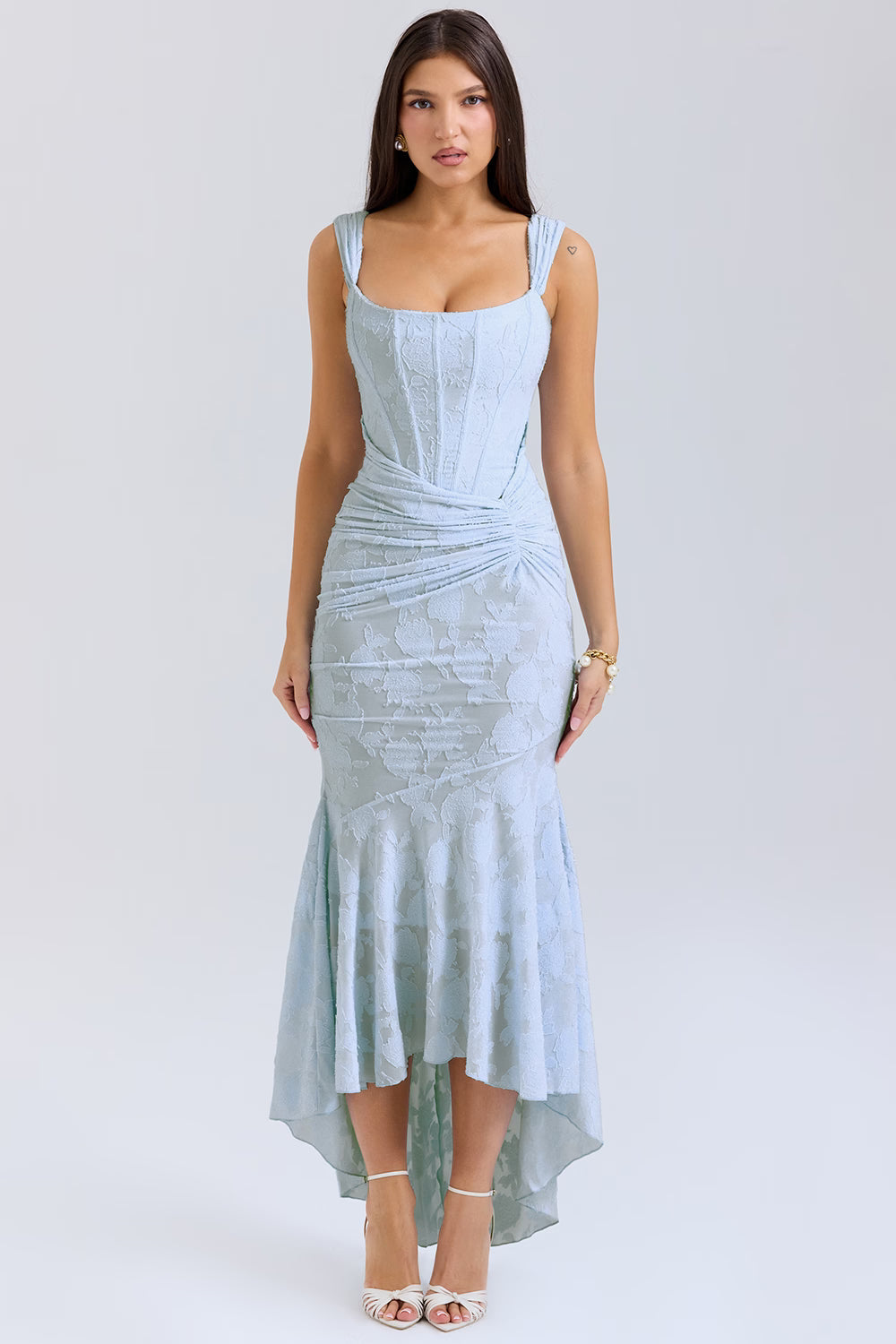 Robe longue Bell fleurie