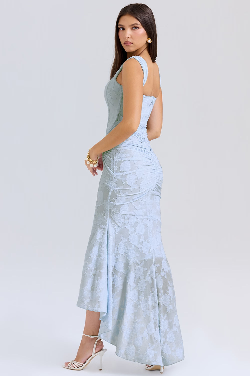 Robe longue Bell fleurie