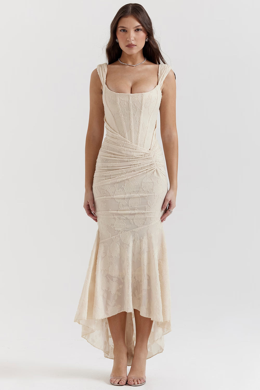 Robe longue Bell fleurie