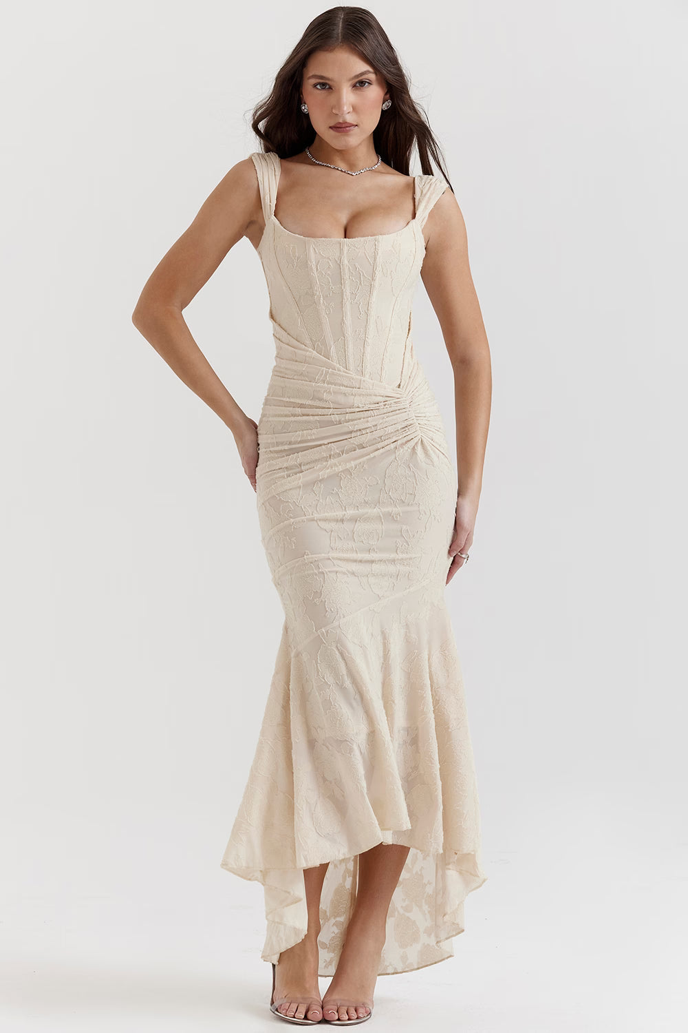 Robe longue Bell fleurie